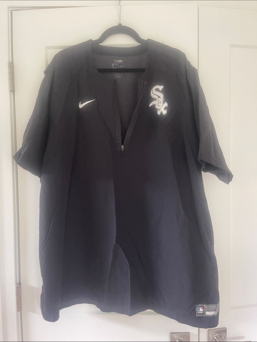Nike Black Chicago White Sox Half-Zip Pullover